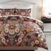 Helena Embroidered Floral Percale Duvet Cover