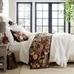 Helena Embroidered Floral Percale Duvet Cover