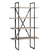 Houston 42 Inches x 71 Inches Etagere Bookcase