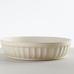 Mendocino Stoneware Shallow Serving Bowl-Ivory