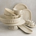 Mendocino Stoneware Skinny Serving Platter-Ivory