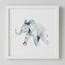 Elephant Nursery Animal Art frame