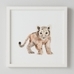 Lion Nursery Animal Art Frame