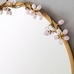 Grace Flower Mirror, Pink
