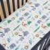 Colby Animal Organic Crib Fitted Sheet