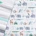 Colby Animal Organic Crib Fitted Sheet