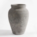 Artisan Handcrafted Ceramic Vase - Gray