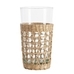 Cane Recycled Drinking Glasses- Set of 6