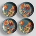 Meadow Floral Stoneware Salad Plates - Set of 4