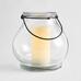 Brie Handcrafted Glass Lantern