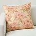 Vintage Islands Floral Embroidered Pillow