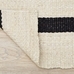 Danton Striped Jute Rug, 8 x 10', Natural/Black