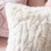 Faux Fur Ruched Pillow Covers