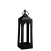 Caleb Handcrafted Metal Indoor/Outdoor Lantern - Black