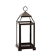 Malta Glass & Metal Indoor/Outdoor Lantern - Bronze Finish