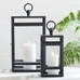 Maxwell Handcrafted Lantern-Black