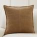 Pieced Suede Pillow Covers