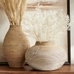 Woven Rattan Vases