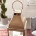 Chester Handmade Brushed Brass Indoor/Outdoor Lantern