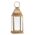 Chester Handmade Brushed Brass Indoor/Outdoor Lantern