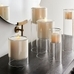 Floating Glass Candleholders