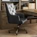 Radcliffe Tufted Leather Swivel Desk Chair