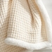 Waffle Sherpa Back Throw