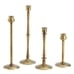 Brooker Taper Candleholders - Brass, Set of 4