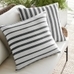 Leandra Striped Reversible Indoor-Outdoor Pillow