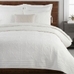 White Hanna Cotton-Linen Quilt