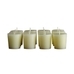 Unscented Votive Candles, Set of 12