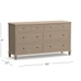 Sausalito 8-Drawer Wide Dresser