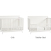 west elm x pbk Mid Century 4-in-1 Toddler Bed Conversion Kit