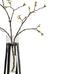 Bronze Tripod Glass Vases