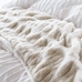 Faux Fur Ruched Throws
