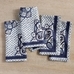 Medina Printed Organic Cotton Napkins - Set of 4