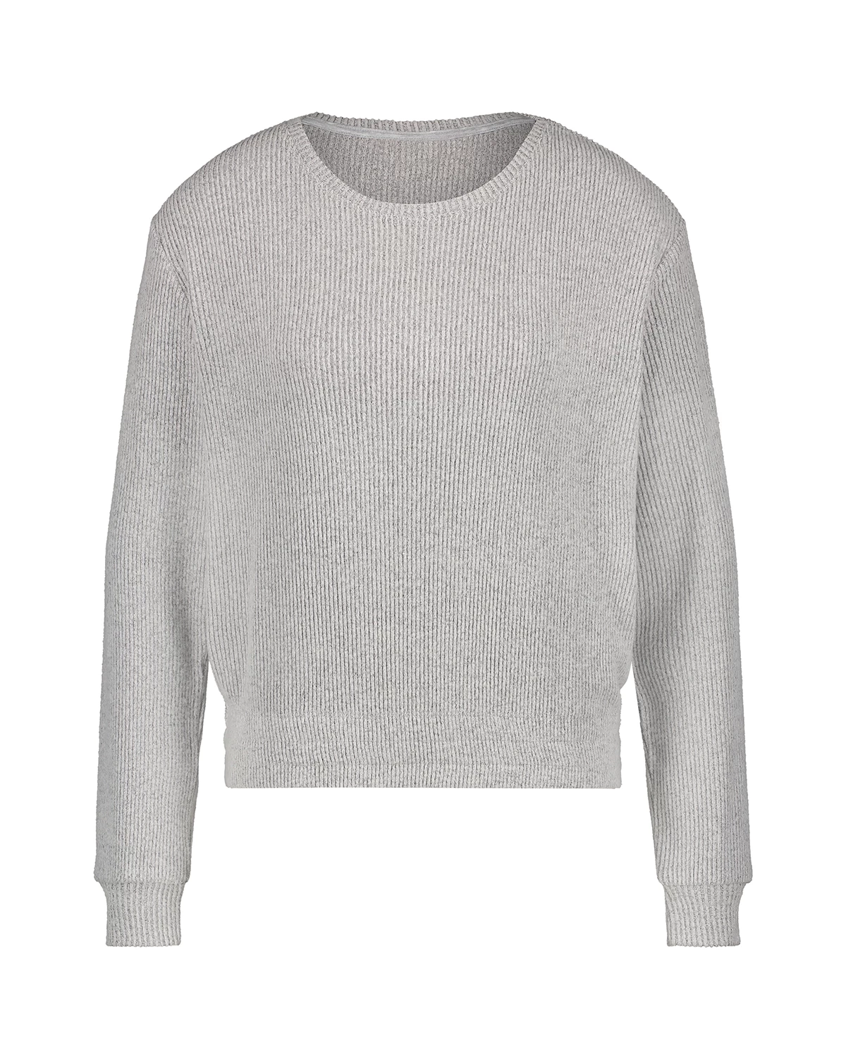 Brushed Rib Long Sleeved Pyjama Top