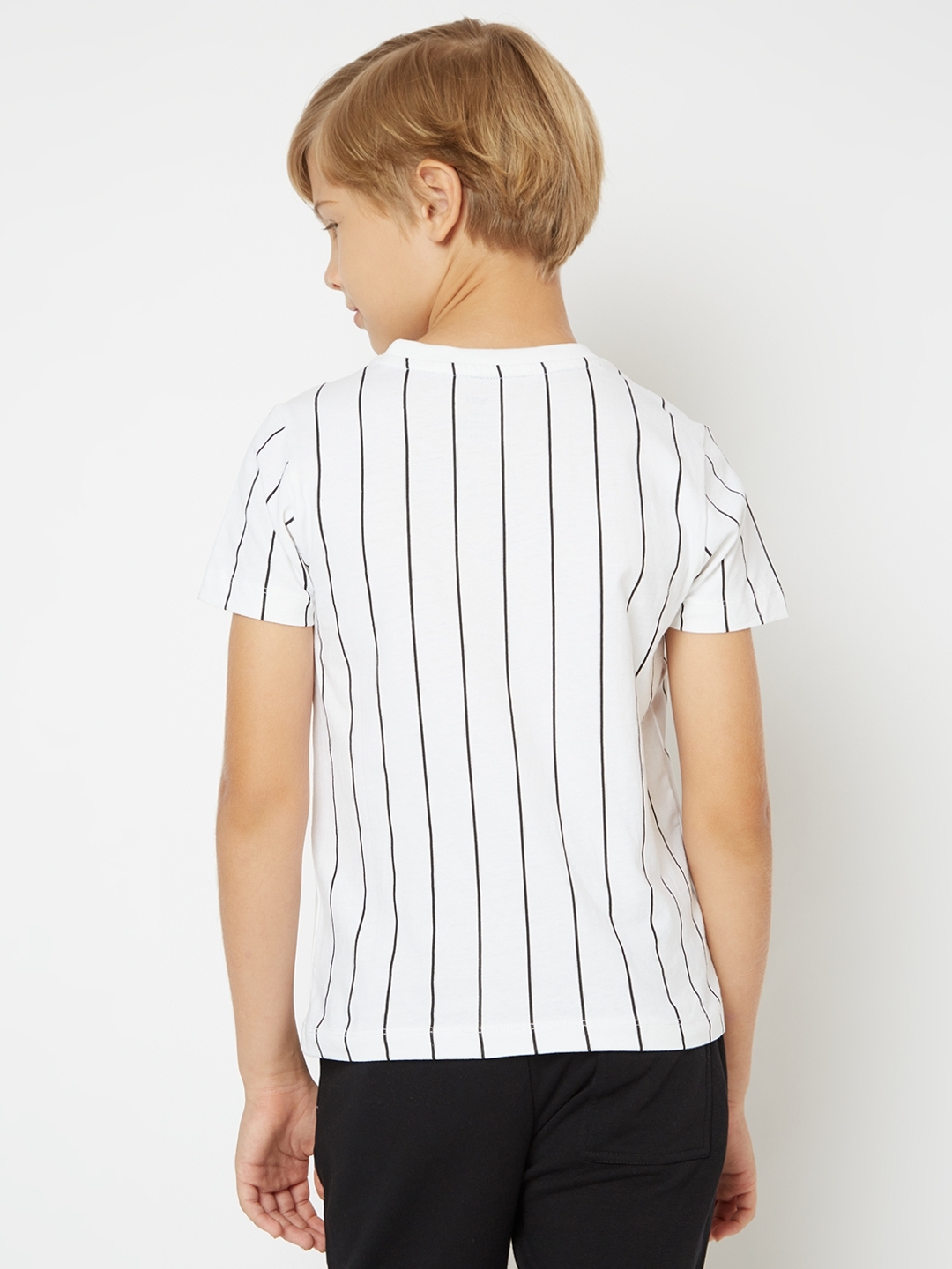 Scuba Striped Slim Fit Round-Neck T-Shirt
