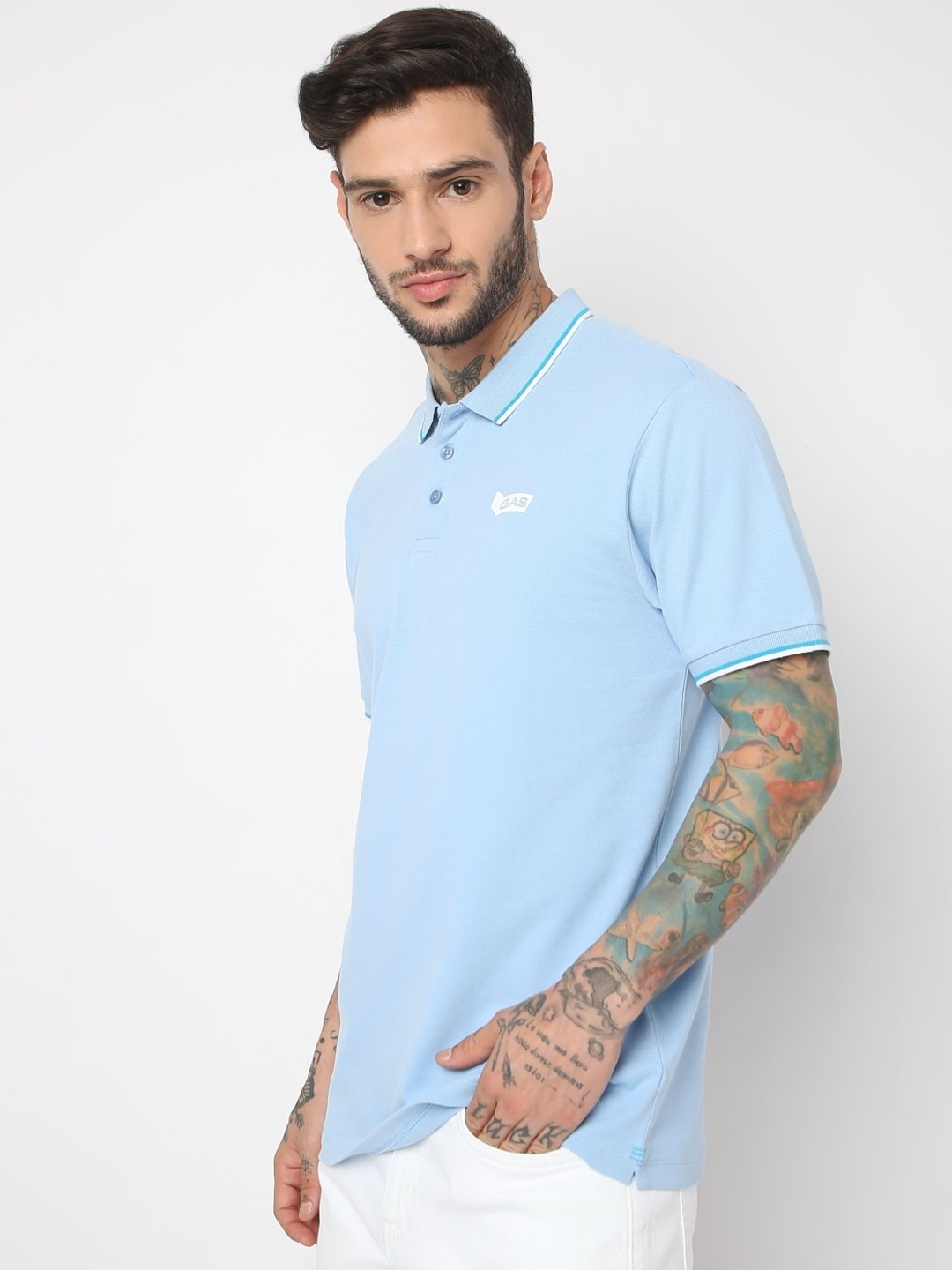 Regular Fit Half Sleeve Solid Polo T-Shirt