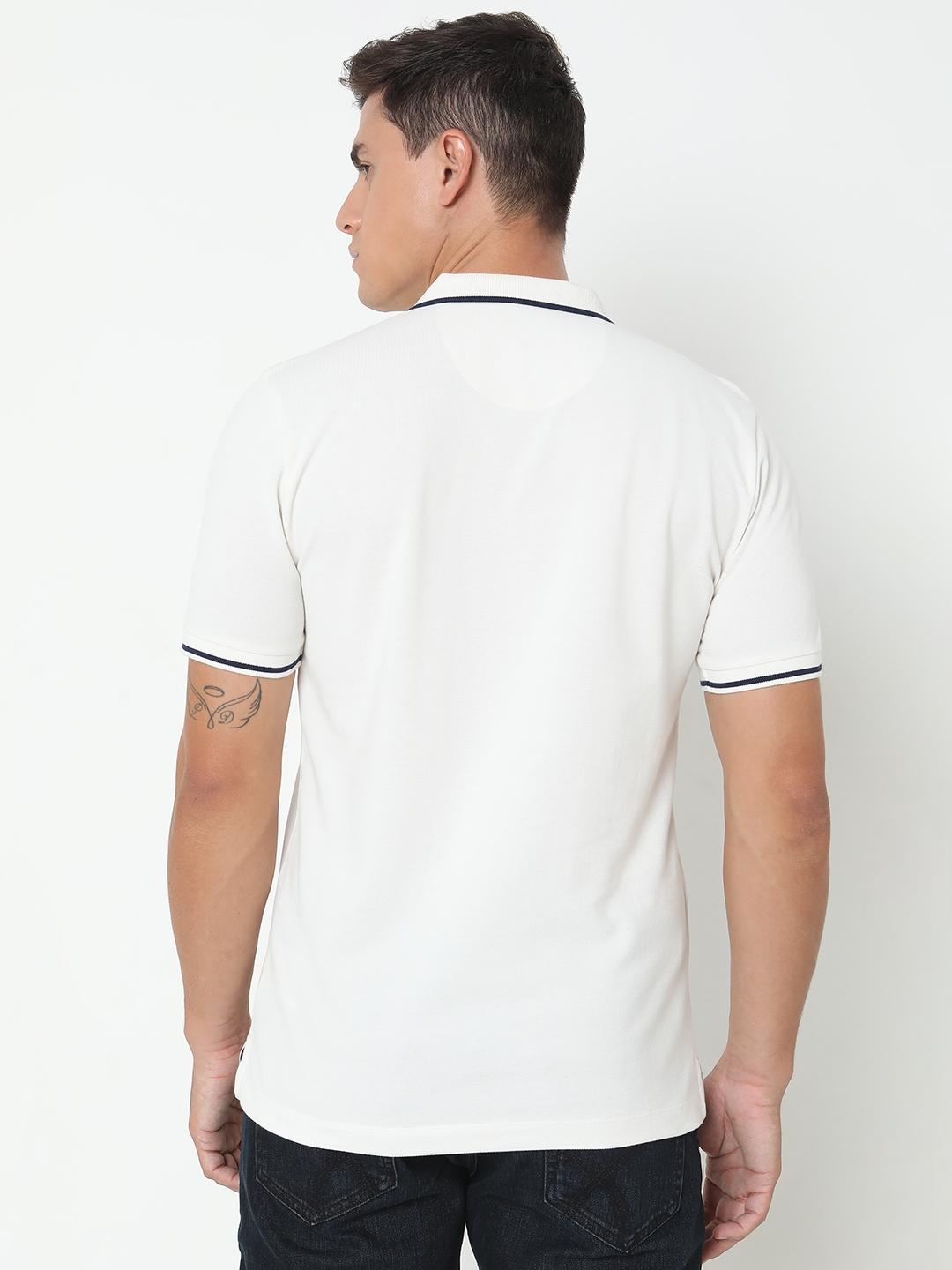 Regular Fit Solid Polo T-Shirt with Short Sleeve