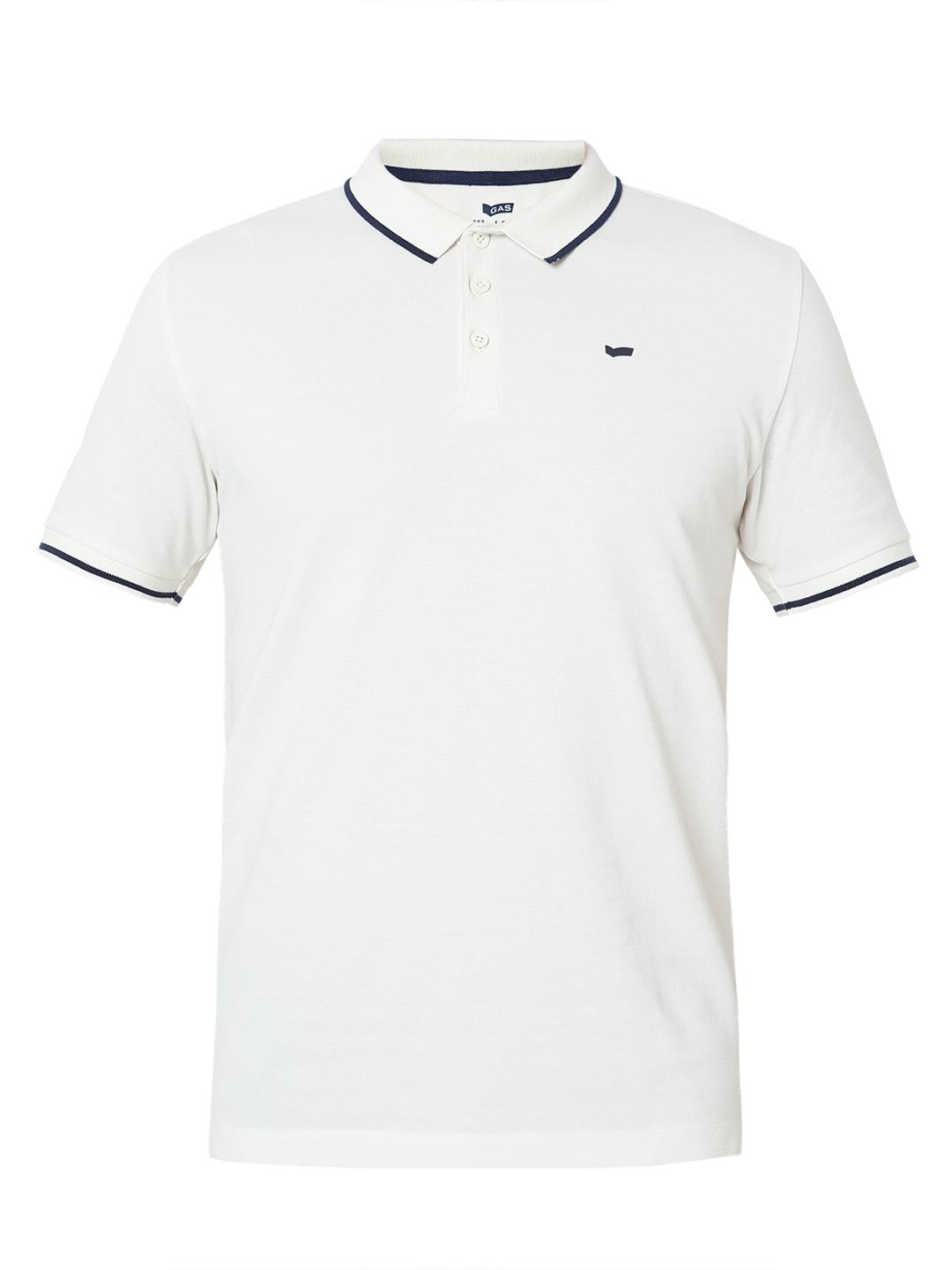 Regular Fit Solid Polo T-Shirt with Short Sleeve