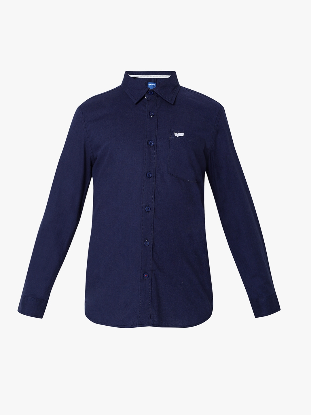 Lanzo Uno Cotton Shirt with Patch Patch