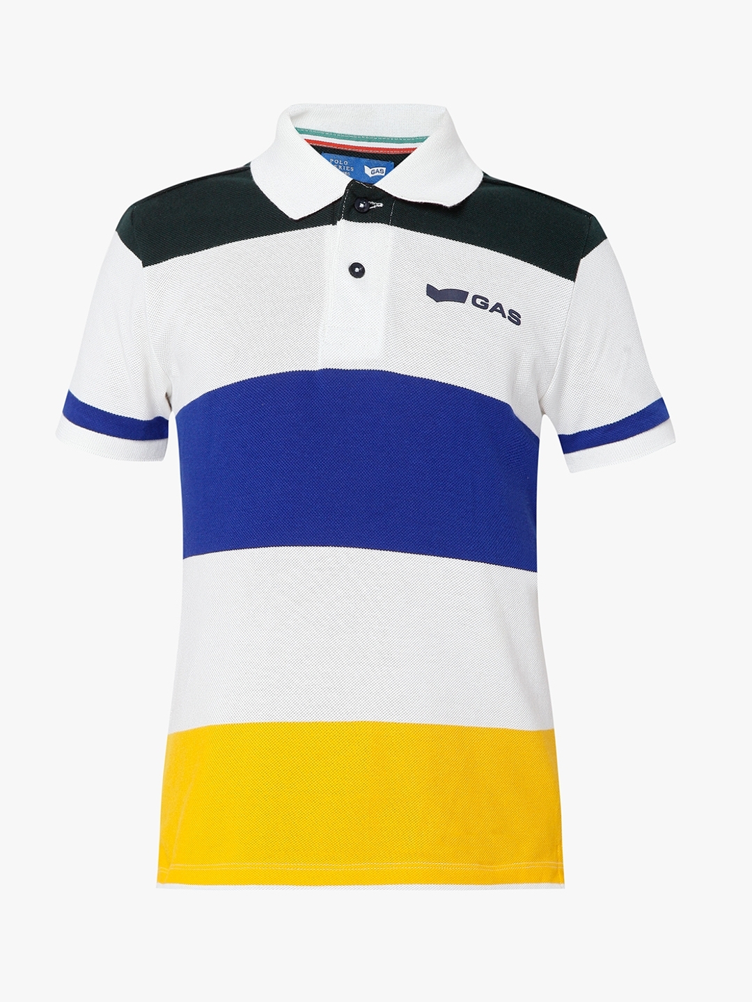 Ralph Blanco Striped Polo T-shirt