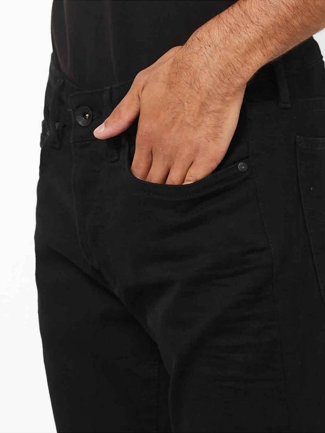 Men's Anders Slim Fit Black Jeans