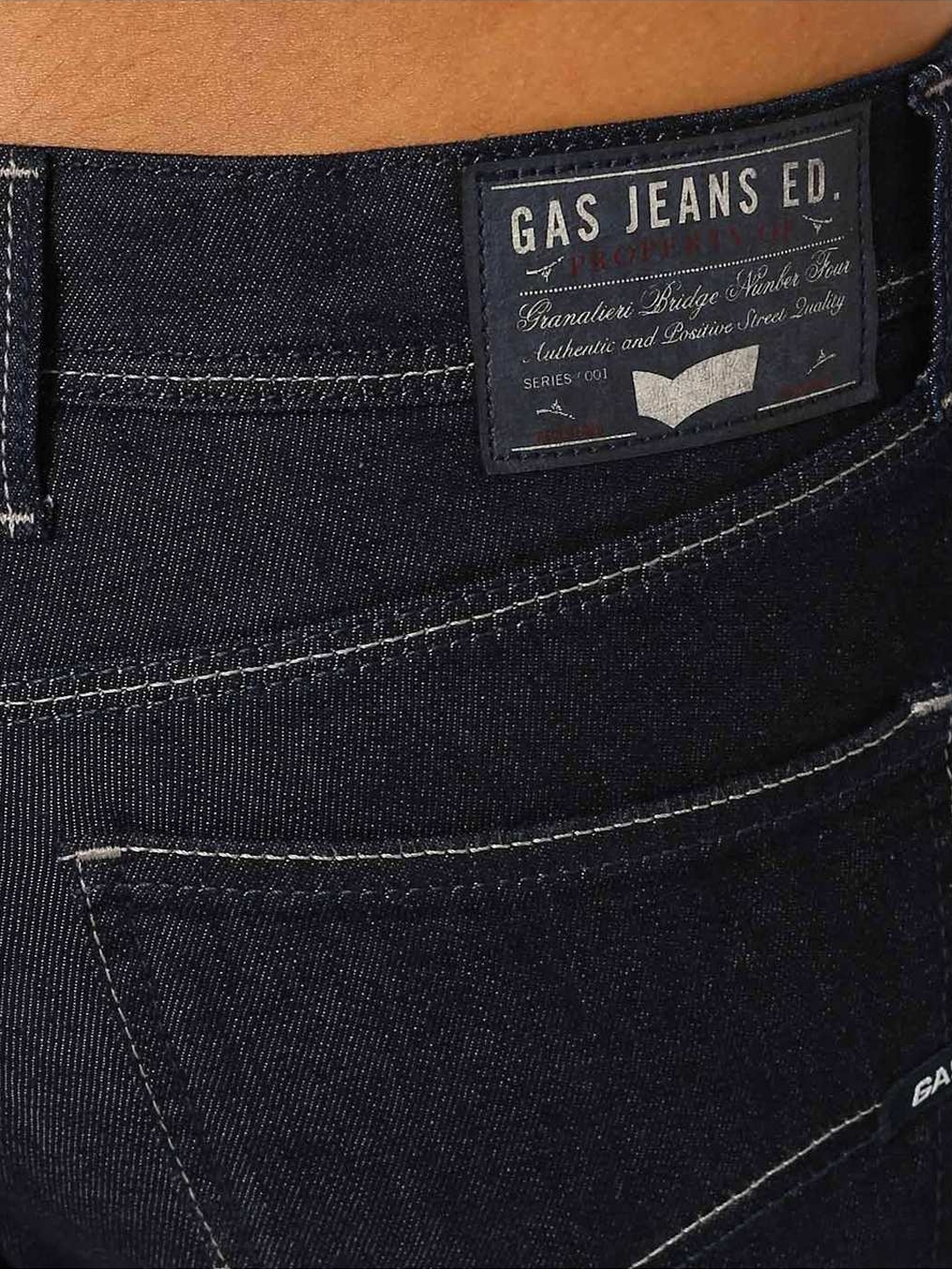 Men's Anders K Slim Fit Dark Blue Jeans