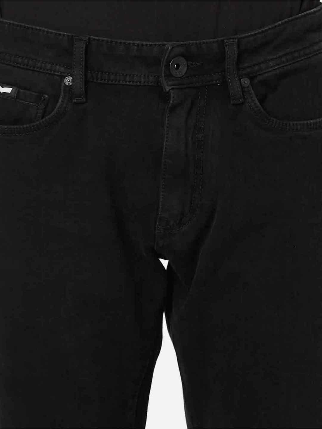 Men's Albert Simple Slim Fit Black Jeans