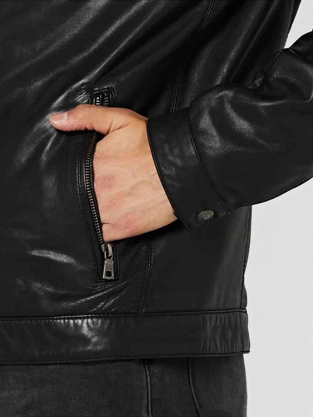 Genuine Leather Biker Jacket