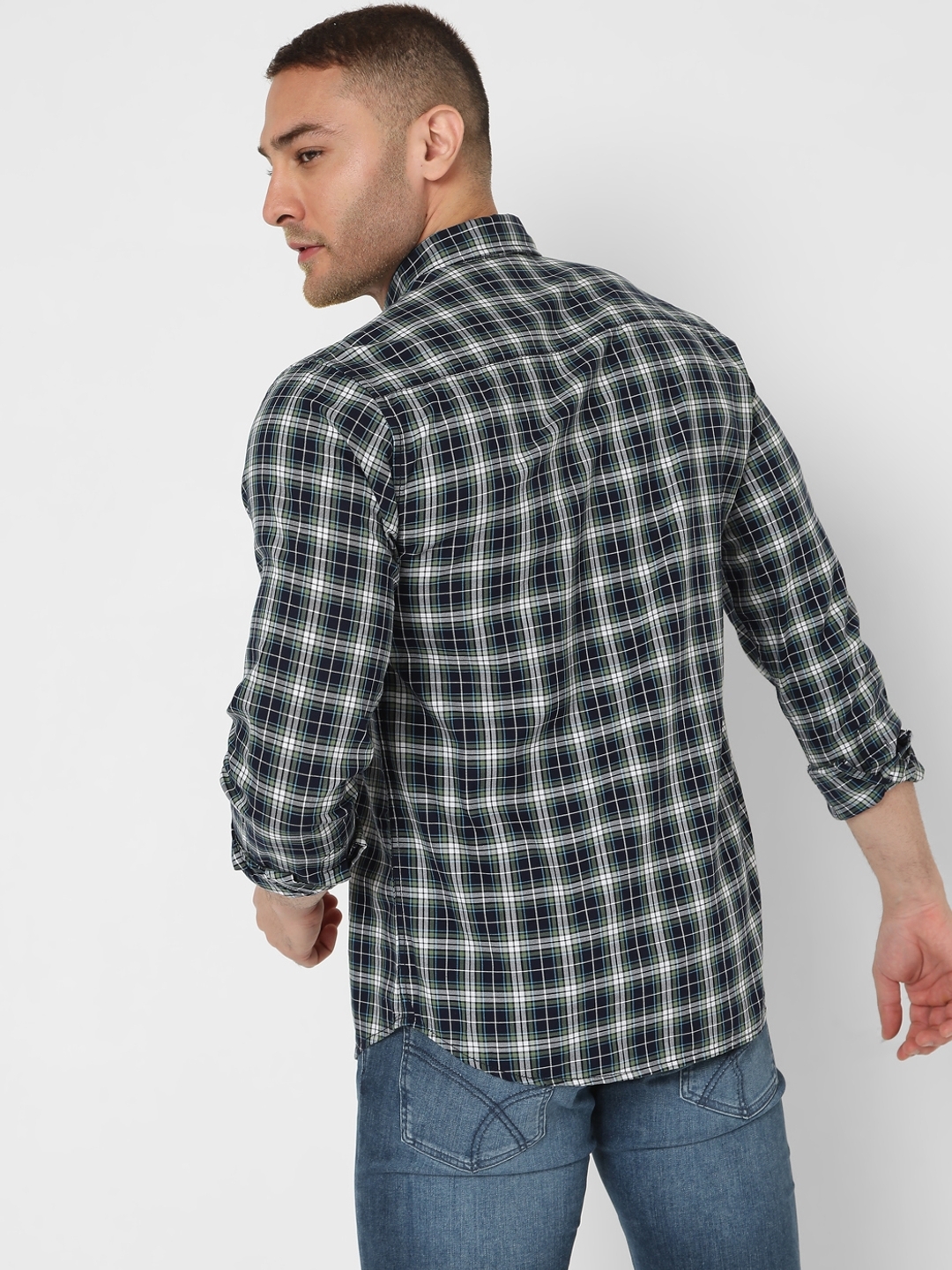Victor Checked Slim Fit Shirt