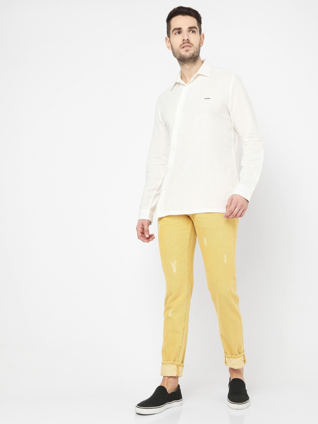 AMI Paris Trousers | Carrot Fit Trousers With Hem And Pleats Brown - Mens «  Ami Park