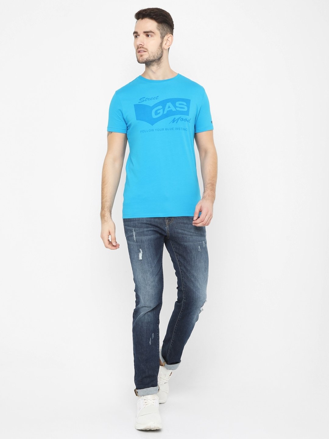 Men's Albert Simple In Slim Fit Blue Jeans